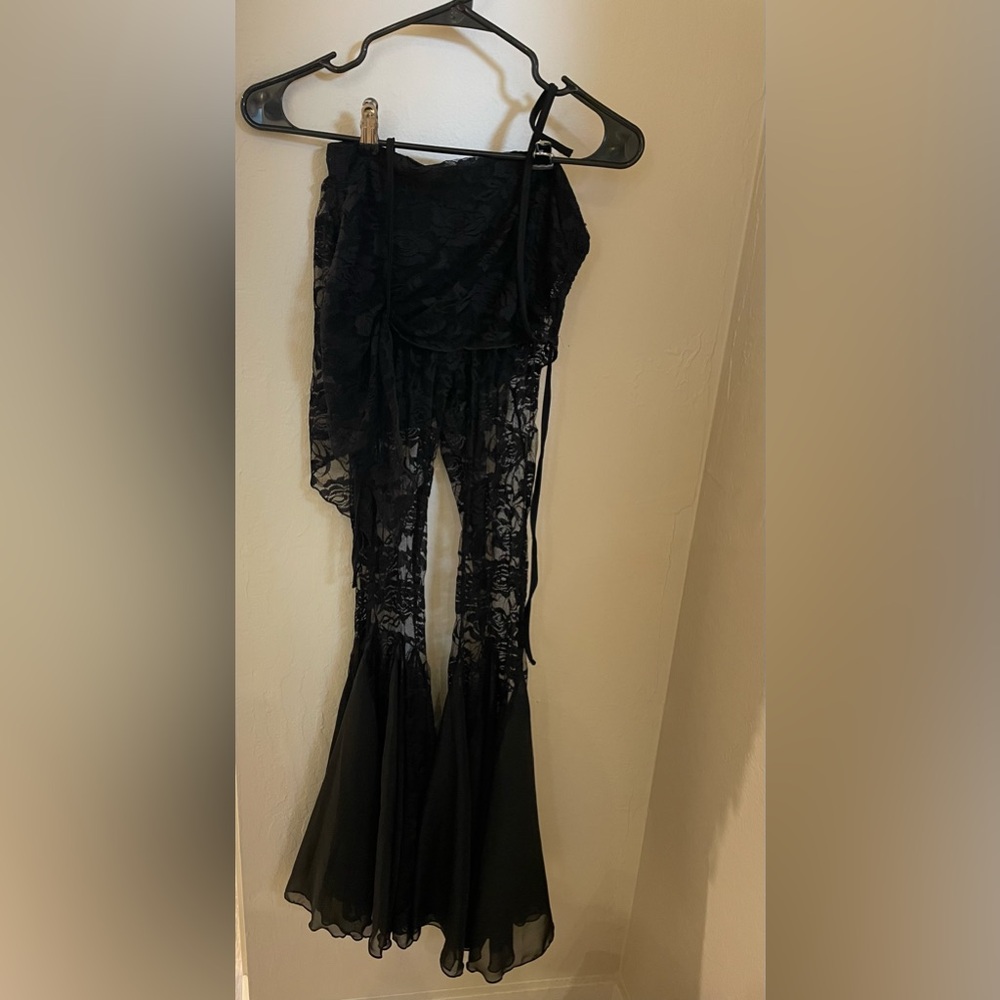 Black Lace Pants S